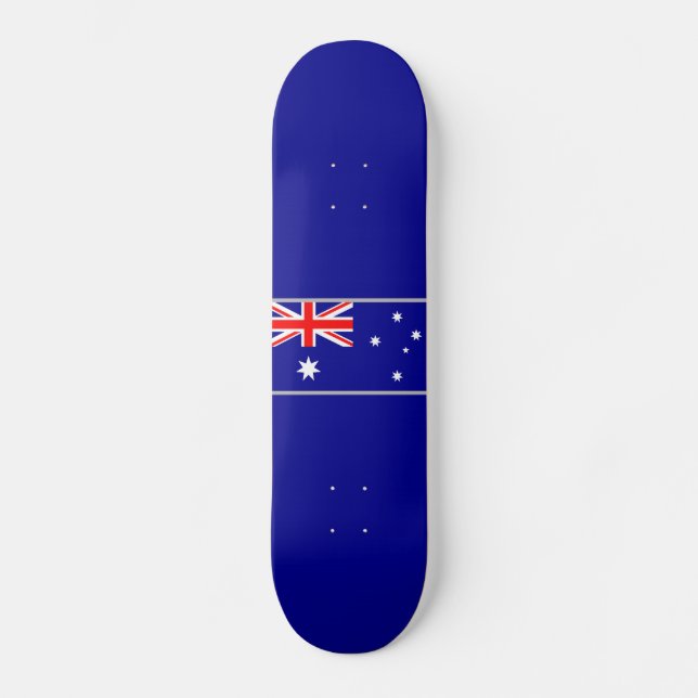 Bandera de Australia Skateboard (Anverso)