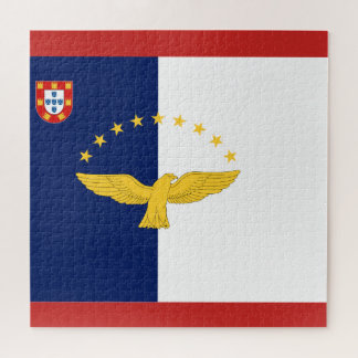 Bandera de Azores Rompecabezas de 11" x 14", 30 pi