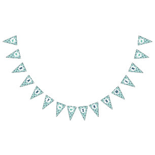 Bandera de Baby Shower de la ballena azul