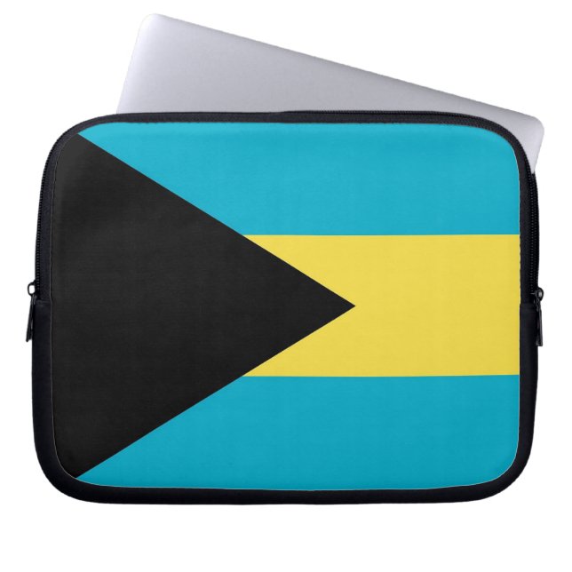 Bandera de Bahamas funda de portátil (Frente)