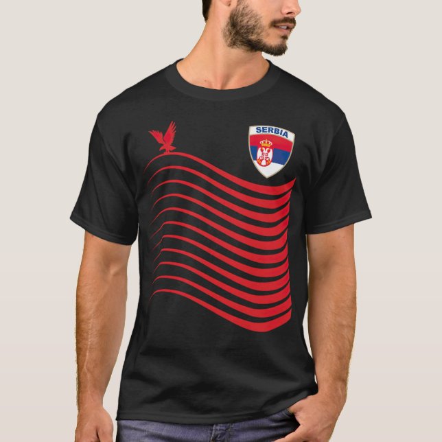 Bandera de baloncesto de Serbia de Jersey Srbija (Anverso)