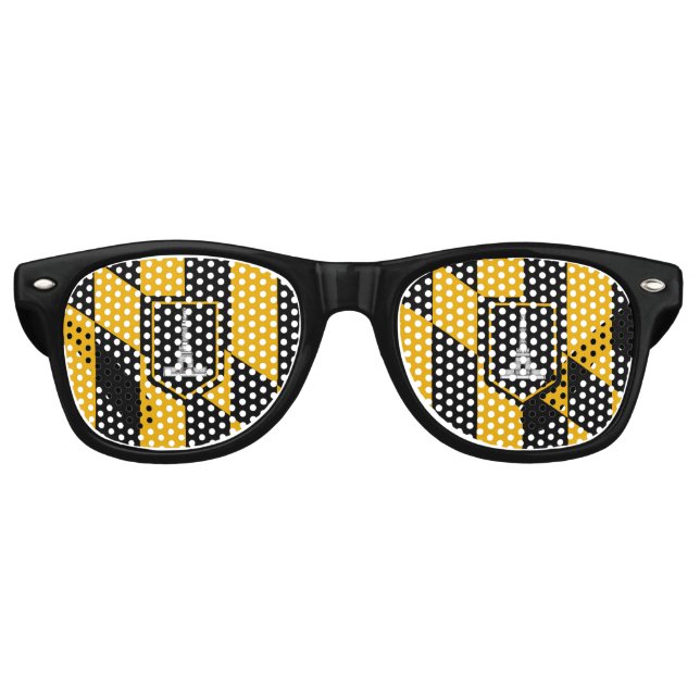 Bandera de Baltimore, gafas de sol de Maryland Ret (Anverso)