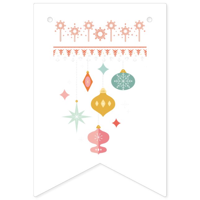Bandera de banderines de Navidad (Sexta bandera)