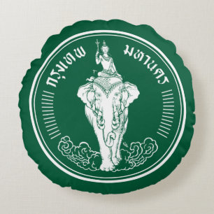 Bandera de Bangkok, almohada redonda de Tailandia