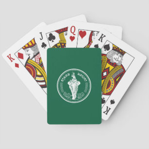 Bandera de Bangkok, Tailandia jugando cartas
