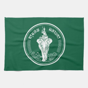 Bandera de Bangkok, toalla de cocina tailandesa