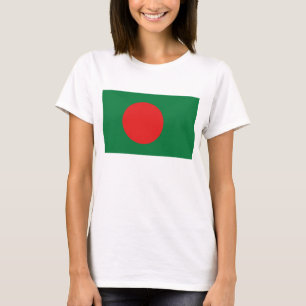 Bandera de Bangladesh x Mapa camiseta