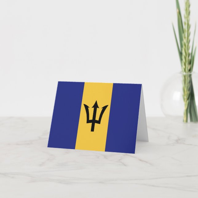Bandera de Barbados (Anverso)