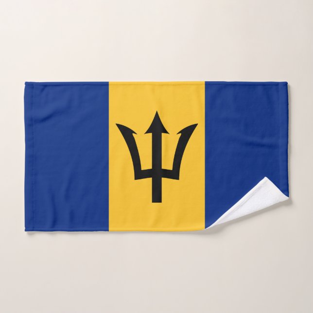 Bandera de Barbados (Toalla de mano)