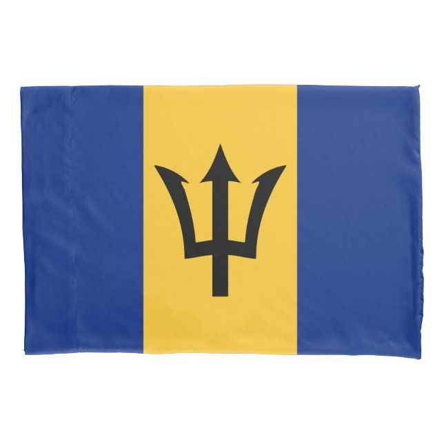 Bandera de Barbados (Barbados) (Bajan) Funda de Pi (Anverso-izquierdo)