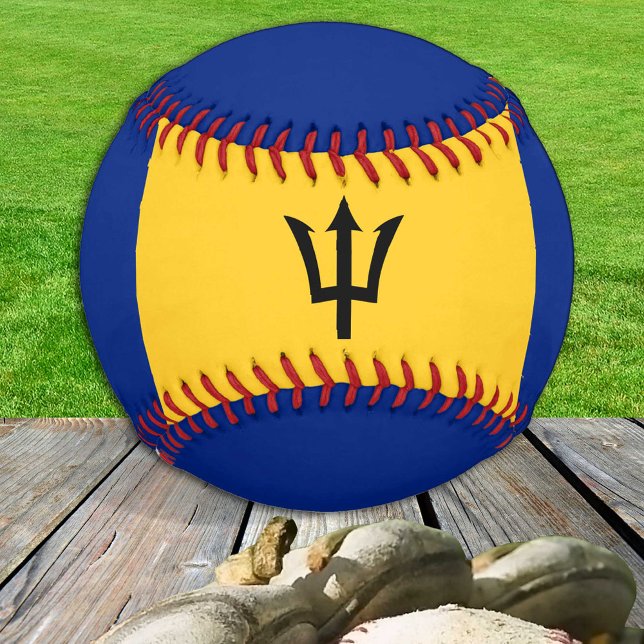 Bandera de Barbados, deportes de Barbados / pelota (Subido por el creador)