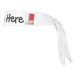Bandera de Baréin Personalización Negra