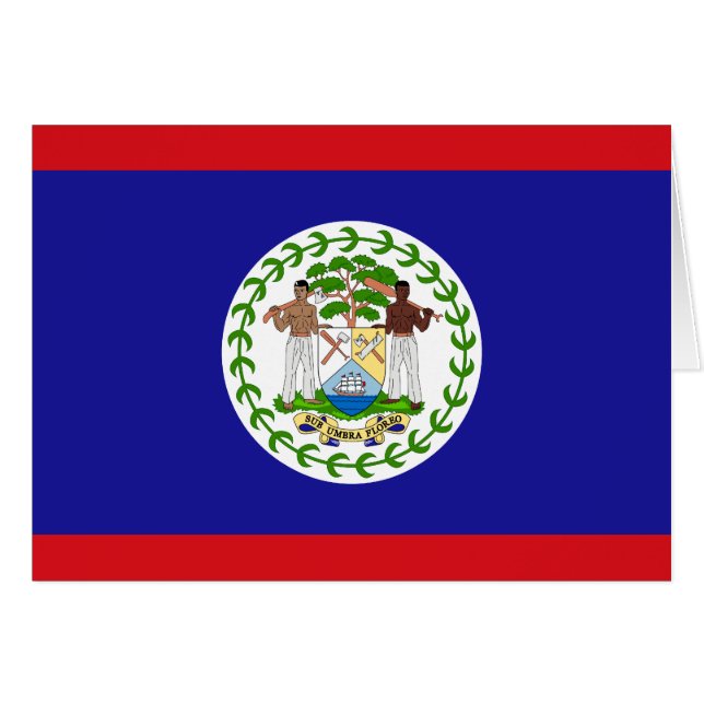Bandera de Belice (Anverso (Horizontal))
