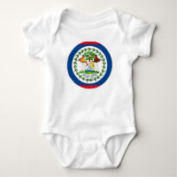 Bandera de Belice Baby Jersey Bodysuit