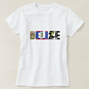 Bandera de Belice, camiseta de Tapir y de Ave Turc