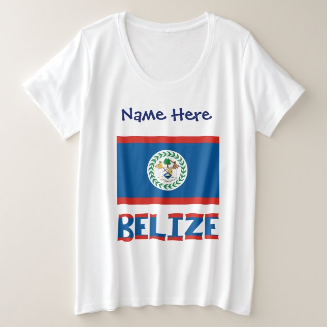 Bandera de Belice Personalizada  (Anverso del diseño)