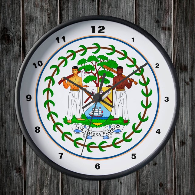 Bandera de Belice y reloj de moda/diseño de Belice (Subido por el creador)