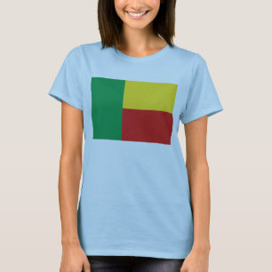 Bandera de Benín x Mapa camiseta