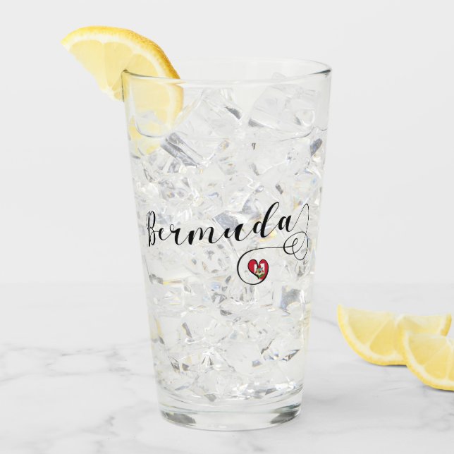 Bandera de Bermudas en el corazón (Anverso (hielo))