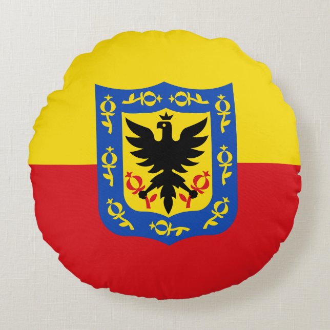Bandera de Bogotá, colonia de almohada (Anverso)