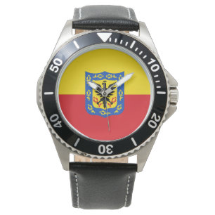 Bandera de Bogotá, reloj de pulsera de Colombia