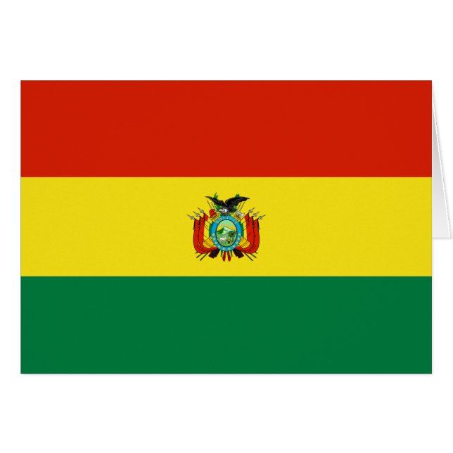 Bandera de Bolivia (Anverso (Horizontal))