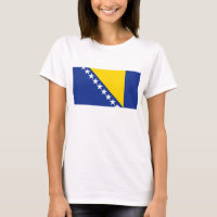 Bandera de Bosnia Herzegovina x Mapa de camiseta