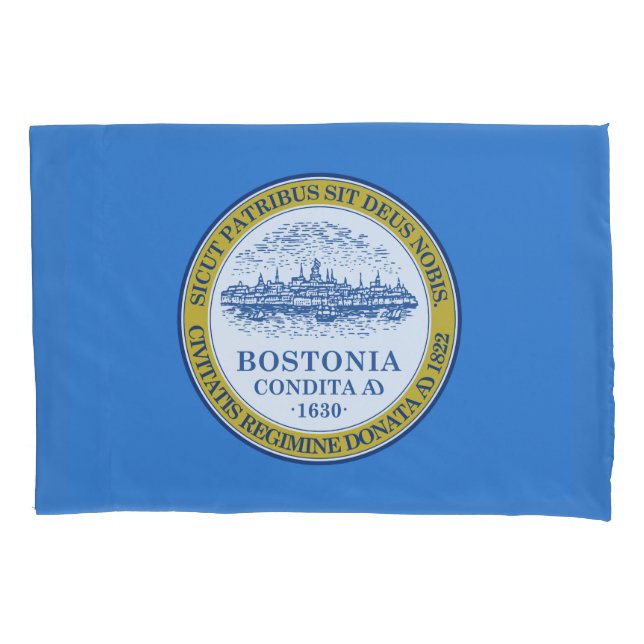Bandera de Boston, Funda de almohadas de Massachus (Anverso)
