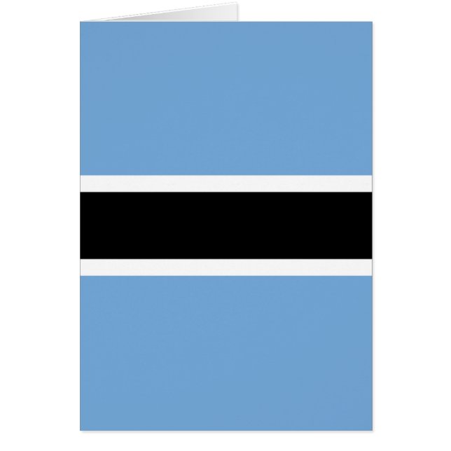 Bandera de Botswana (Frente)