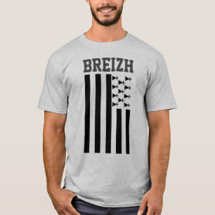 Bandera de Bretaña, camiseta de Francia
