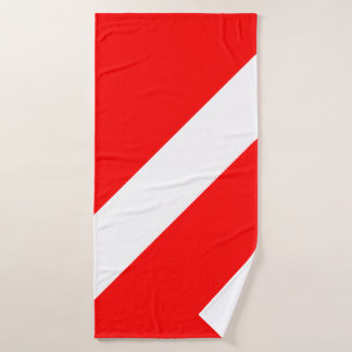 Bandera de buceo Buceador Scuba Buceando hacia aba