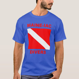 Bandera de buceo continental Logo Camiseta oscura