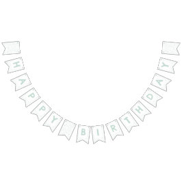 Bandera de Bungalows de puntos de acuarela de Conf