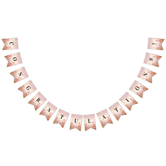 Bandera de Bungalows florales de hojas doradas ros (Todo)