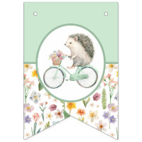 Bandera de Bunting Baby Shower de la Casa Verde de