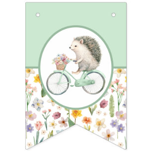 Bandera de Bunting Baby Shower de la Casa Verde de