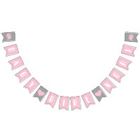 Bandera de Bunting de Baby Shower con elefante par