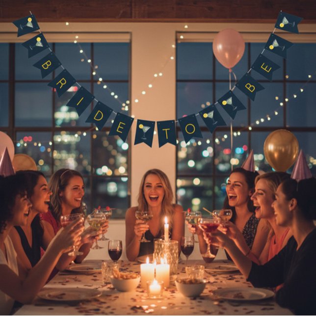 Bandera de Bunting de Cóctel Margarita para Novia  (Subido por el creador)