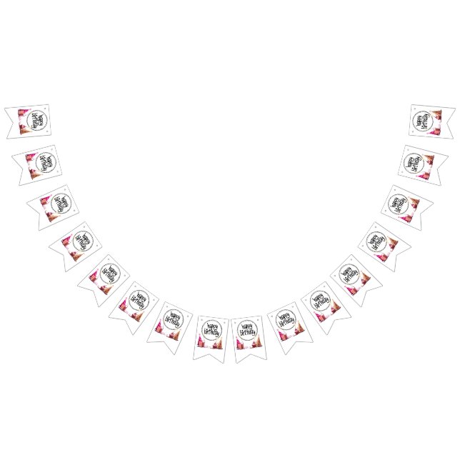 Bandera de Bunting de Cumpleaños Feliz (Todo)