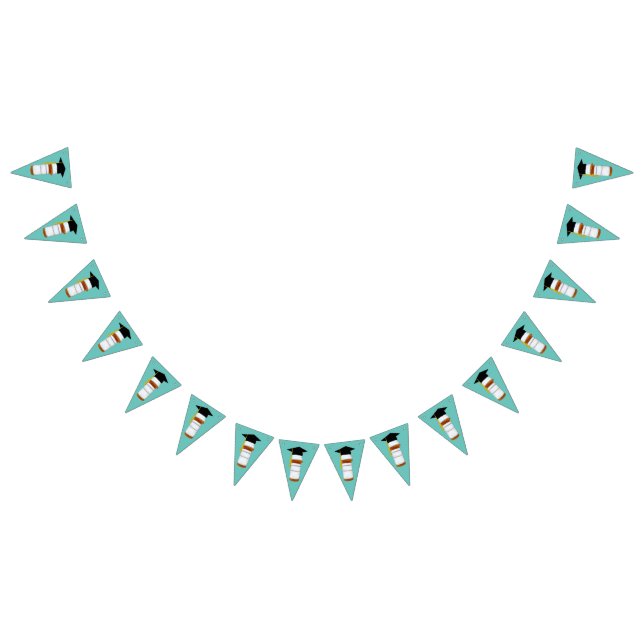 Bandera de Bunting de la Escuela Farmacéutica Farm (Todo)