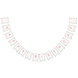 Bandera de Bunting de los puntos de acuarela de Er