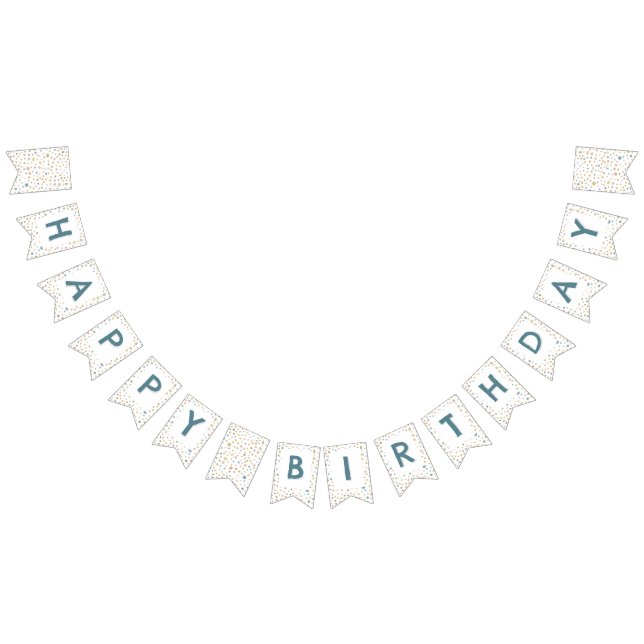 Bandera de Bunting de los puntos de acuarela de Tr (Todo)