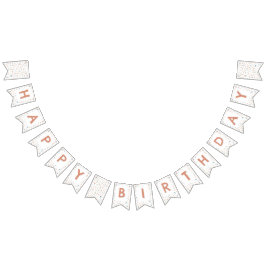 Bandera de Bunting de puntos de acuarela de Annie 