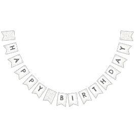 Bandera de Bunting de puntos de acuarela de confet