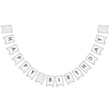 Bandera de Bunting de puntos de acuarela de confet