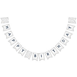 Bandera de Bunting de puntos de acuarela de Lars C