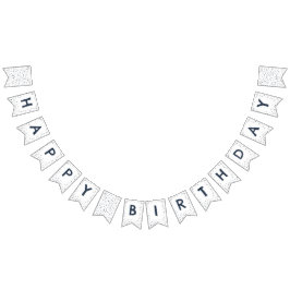 Bandera de Bunting de puntos de acuarela de Lucas 