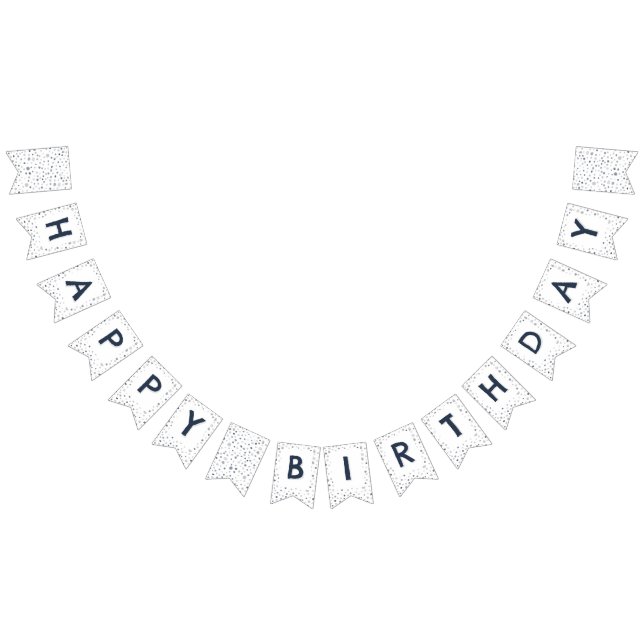 Bandera de Bunting de puntos de acuarela de Lucas  (Todo)