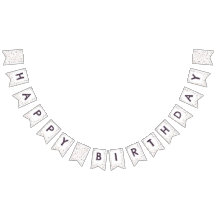 Bandera de Bunting de puntos de acuarela de Shea C