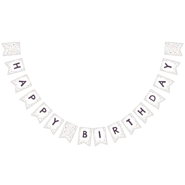 Bandera de Bunting de puntos de acuarela de Shea C (Todo)